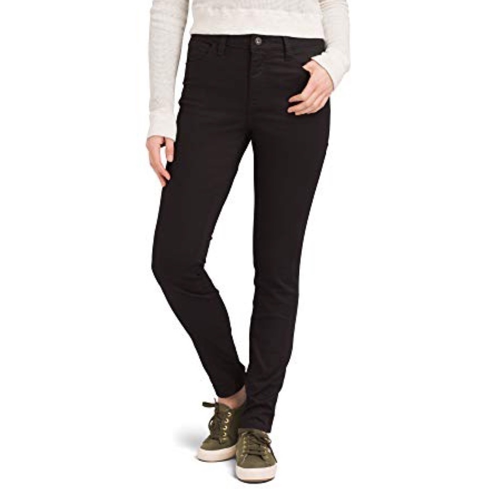 prAna Women’s Oday High Rise Jeans Black Size 4 Short‎ (Petite)